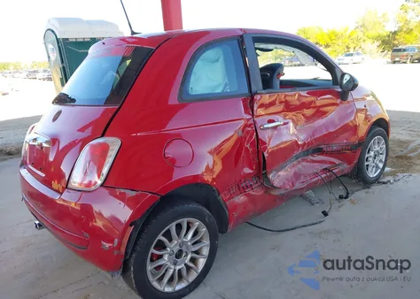 2013 Fiat 500 Abarth z USA, uszkodzony, nr VIN 3C3CFFFH7DT648878